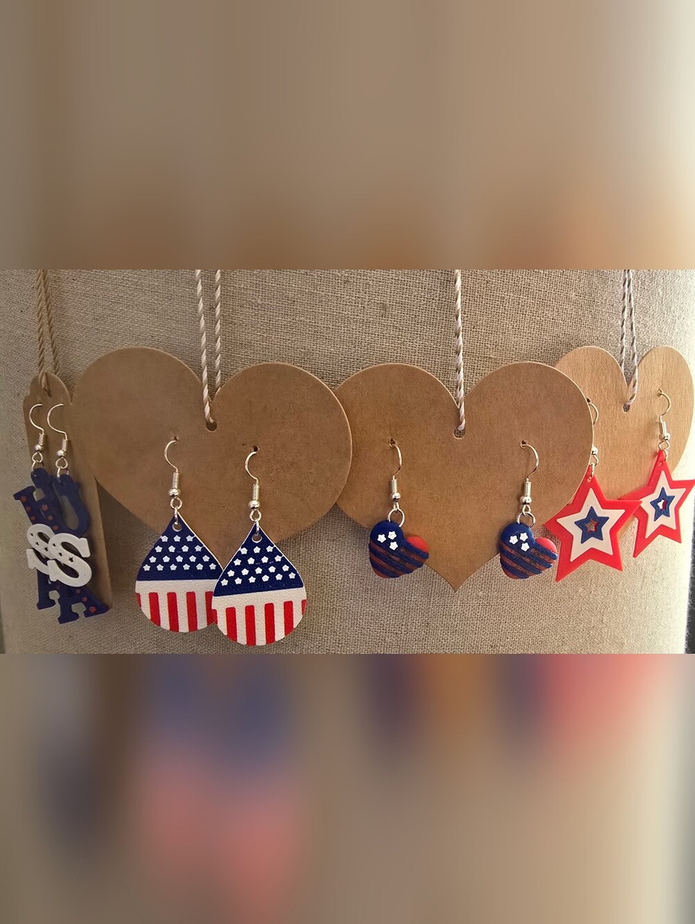 Cute 4th of July Earrings 🇺🇸